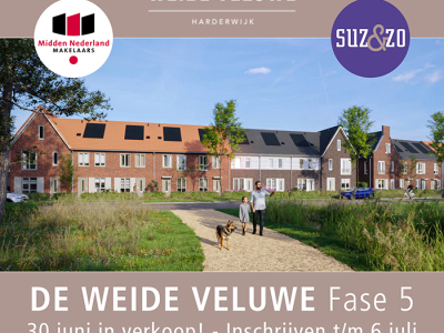 Fase 5 Harderweide: In verkoop vanaf maandag!