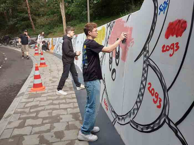 Kunst onder de Putterweg: Leerlingen Groevenbeek starten kleurrijk tunnelproject