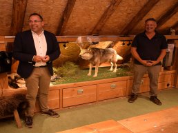 Opening wolvenexpositie bij de Schaapskooi in Ermelo