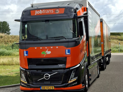 JobTrans introduceert als eerste LZV-opleiding op Volvo Electric 
