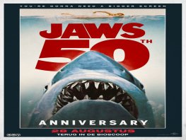 Durf jij het aan? Beleef de klassieker JAWS als nooit tevoren bij Kok CinemaxX van 28 augustus tot en met 31 augustus 2025.