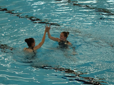 Start trainingen synchroonzwemmers ZEW Ermelo op dinsdag 2 september
