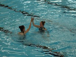 Start trainingen synchroonzwemmers ZEW Ermelo op dinsdag 2 september