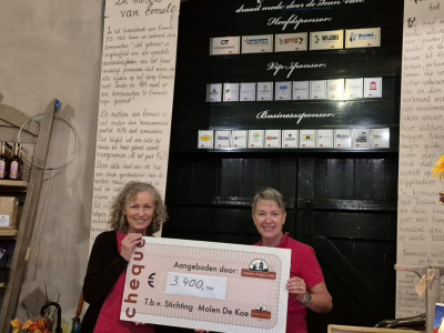 7e Molen Motor Rit levert € 3.400,- op voor Molen de Koe