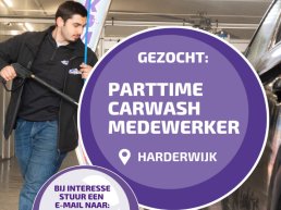 Niels Autowas Harderwijk is op zoek naar een parttime carwash medewerker