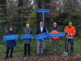 Nieuwe straatnamen voor Zorgpark Landgoed Veldwijk