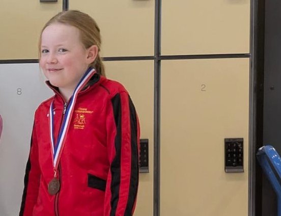 Bronzen medaille voor Elin bij tweede minibeatwedstrijd synchroonzwemmen regio Noordoost