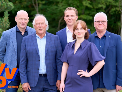 VVD Ermelo presenteert top 5 kandidatenlijst voor gemeenteraadsverkiezingen
