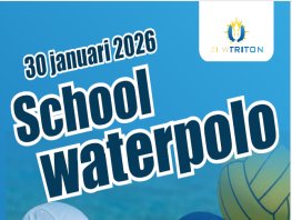 Spetterend schoolwaterpolotoernooi op 30 januari 2026 in Ermelo