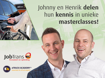 JobTrans en Nijenhuis Truck Solutions lanceren masterclass over eTrucks, laadpleinen en TCO  