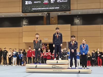 Zilver voor turner Stijn van de Bunt