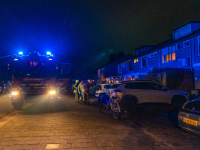 Keukenbrand aan Tuinfluiterstraat in Ermelo