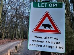 Wees alert op wolven en houd honden aangelijnd