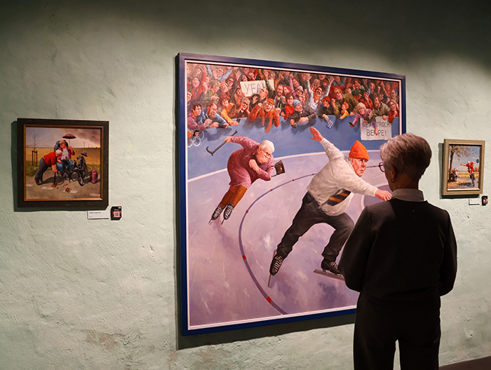Twee nieuwe schilderijen van Marius van Dokkum te zien in het museum