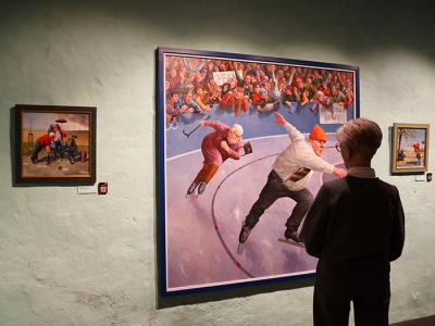 Twee nieuwe schilderijen van Marius van Dokkum te zien in het museum