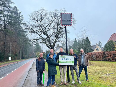 Ericalaan krijgt snelheidsdisplay na gezamenlijk initiatief met bewoners