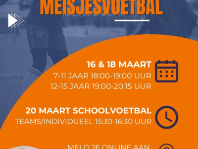 Open training meisjesvoetbal FC Horst