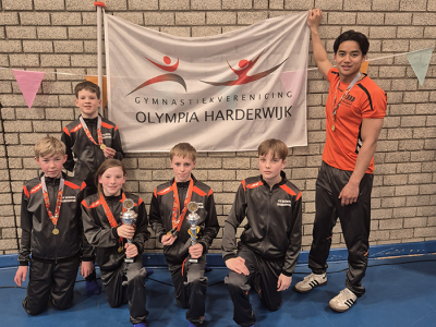 Turners Olympia in de prijzen op thuiswedstrijd 