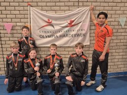 Turners Olympia in de prijzen op thuiswedstrijd 