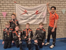 Turners Olympia in de prijzen op thuiswedstrijd 