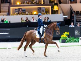 Anniek van Dulst geniet van optreden in paardenfestijn