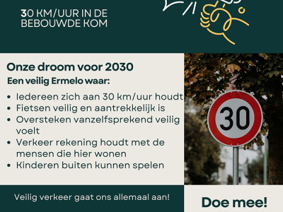 Burgerinitiatief Ermelo 30 : Aanpak verkeersveiligheid Ermelo-Oost