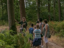 Avond kinderwandeling, landgoed Staverden