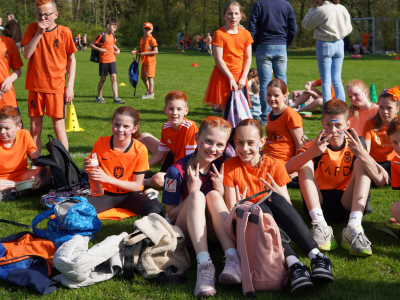 Ruim 1.100 kinderen genieten van Koningsspelen Ermelo