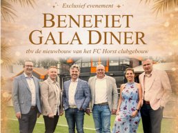 FC Horst organiseert benefiet gala diner voor nieuw clubhuis