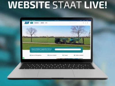 Dekker Hoogwerker Verhuur heeft een nieuwe website