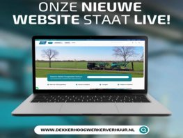 Dekker Hoogwerker Verhuur heeft een nieuwe website