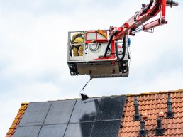 Brandweer haalt kat Jackie na 45 minuten durende reddingsactie van dak in Ermelo