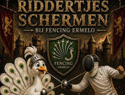 Jonge ridders gezocht bij Fencing Ermelo: “Riddertjes Schermen” van start