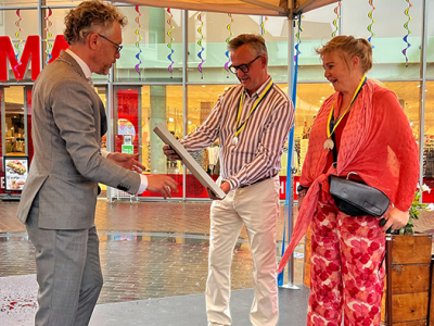 Zilveren pauw voor Sven en Bernadette Gravendeel