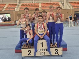 27 medailles voor turners van Olympia Harderwijk bij toestelfinales