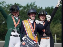 Anniek van Dulst uit Ermelo Nederlands dressuurkampioen Young Riders
