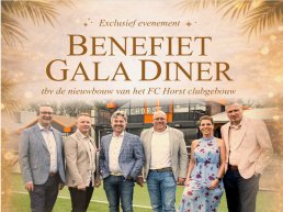 FC Horst Benefiet Gala - Nog maar een paar tafels & stoelen beschikbaar!