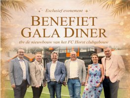 FC Horst Benefiet Gala - Nog maar een paar tafels & stoelen beschikbaar!