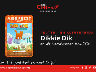 Peuter- en kleuterbios Dikkie Dik en de verdwenen knuffel