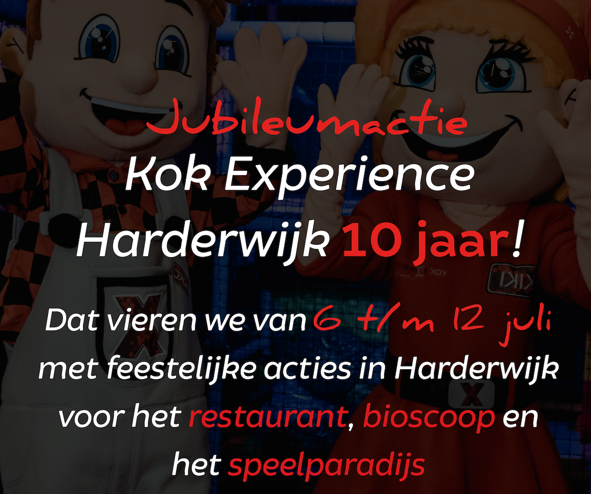 Kok Experience Harderwijk bestaat 10 jaar! 