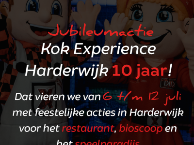 Kok Experience Harderwijk bestaat 10 jaar! 
