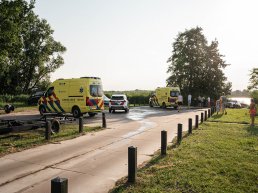 Man raakt gewond na val op boothelling Ermelo
