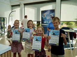 Zwem4daagse Ermelo was een feestelijk zwemspektakel in Sportcentrum Zanderij