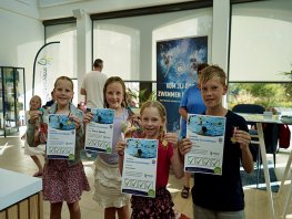 Zwem4daagse Ermelo was een feestelijk zwemspektakel in Sportcentrum Zanderij