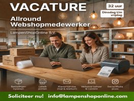 Vacature: Allround Webshopmedewerker (32 uur)