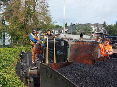 Horsterweg krijgt als eerste weg in Ermelo duurzaam grasfalt